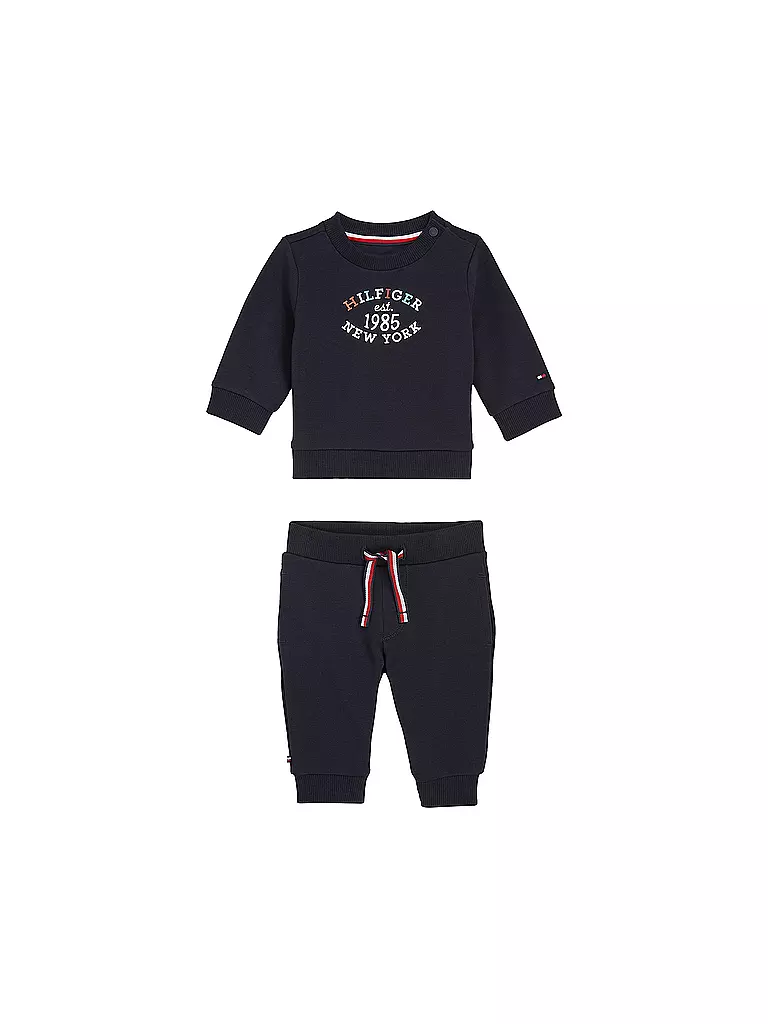 TOMMY HILFIGER Baby Set 2-teilig Sweater und Hose dunkelblau