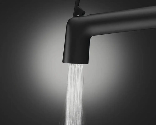 form&style SHATTAF ronde bidet douchekop Ø 30 mm zwart