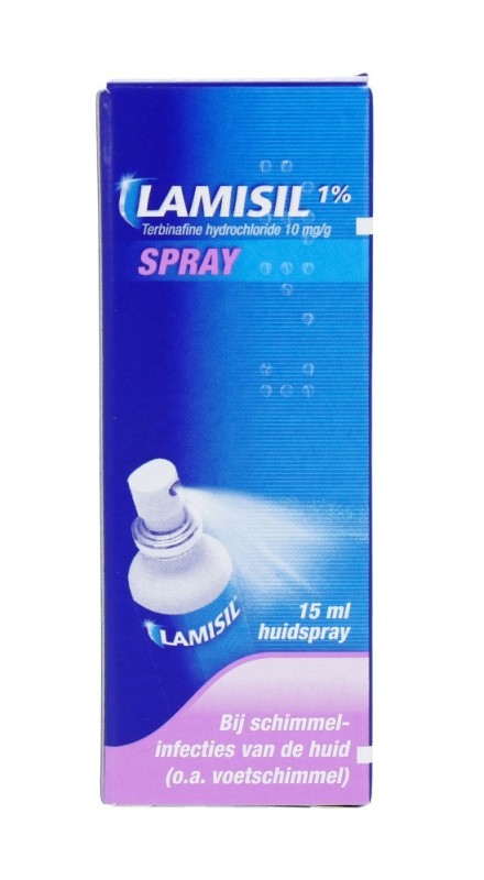 Lamisil 1% Terbinafine 10 mg/g Huidspray 15 ML