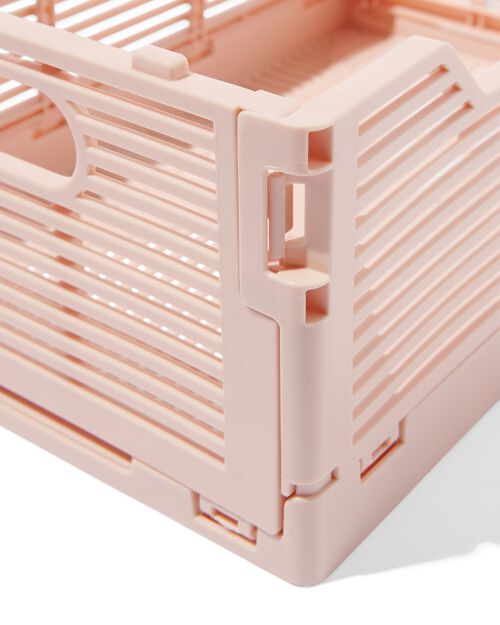 caisse pliable à lettres recyclée rose pâle