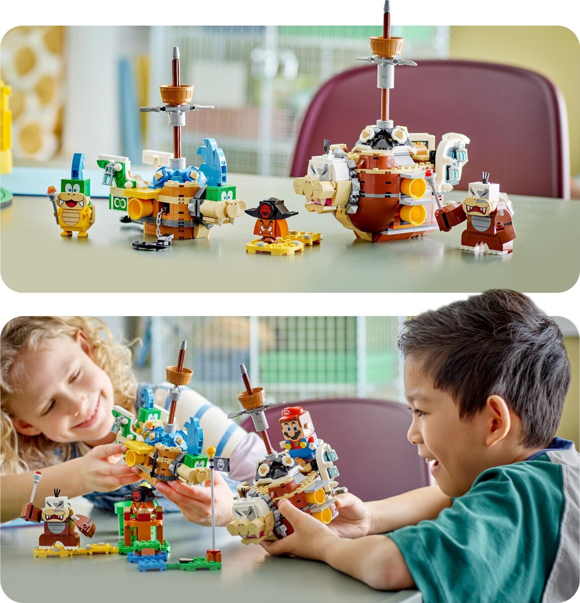 Lego Super Mario - Larry Og Mortons Luftskibe - Udvidelsessæt - 71427