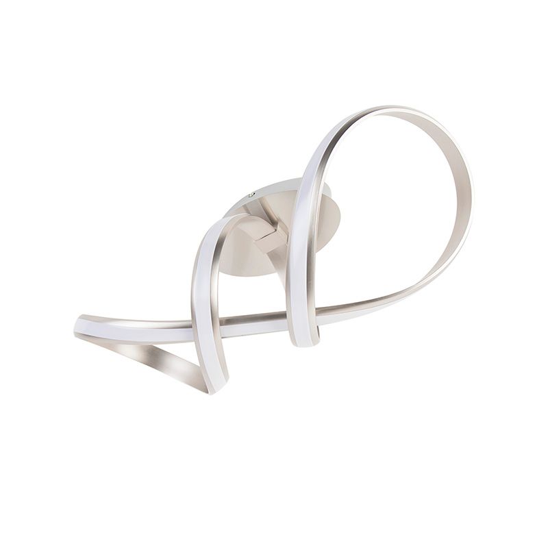 Design plafondlamp staal dimbaar incl. LED - Viola Due