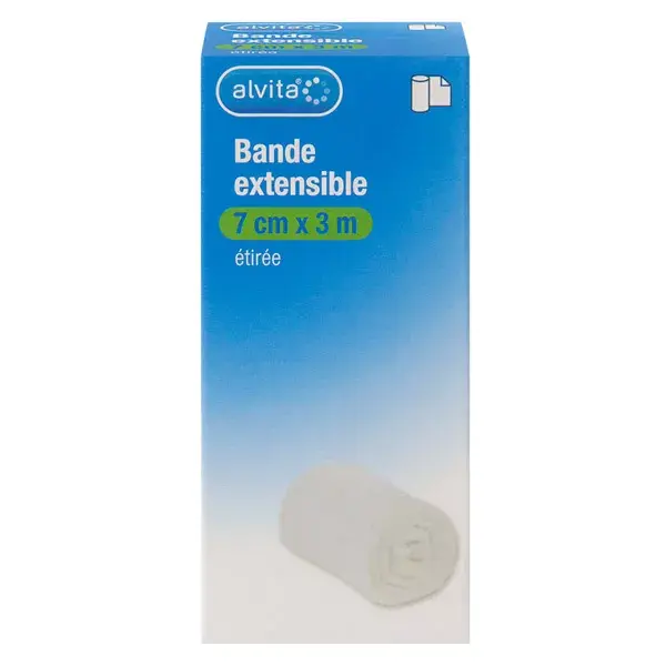 Faixa Elástica Alvita 7cm x 3m 20 unidades