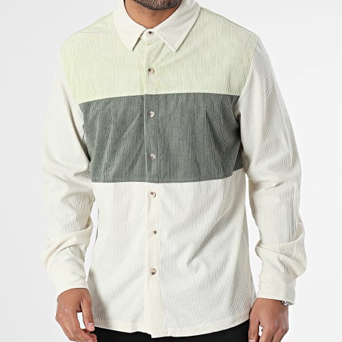 Chemise Beige Vert