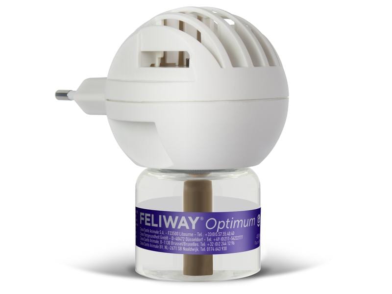 Feliway Wohlbefinden Optimum Starter-Set, 48 ml Pheromon-Mischung für mehr Wohlbefinden