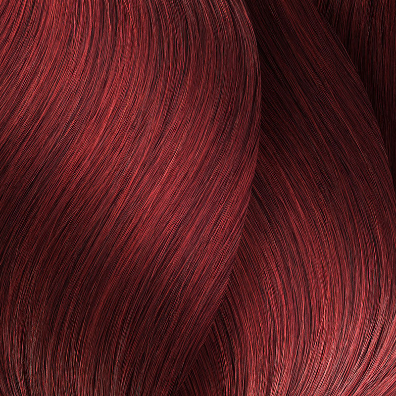 Coloration sans ammoniaque Inoa 6.66 blond foncé rouge profond carmilane