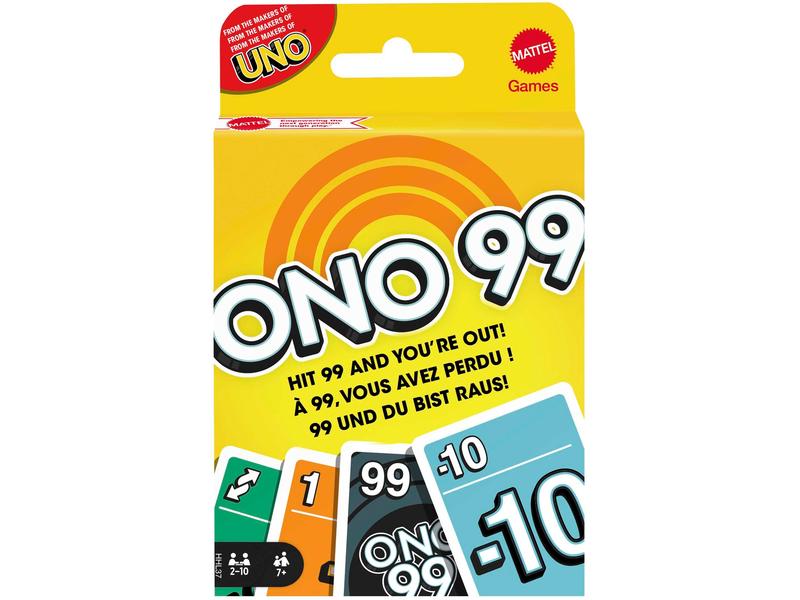 Mattel Spiele Kartenspiel ONO 99 Kartenspiel für die ganze Familie