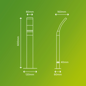 Philips tuinsokkel splay klein