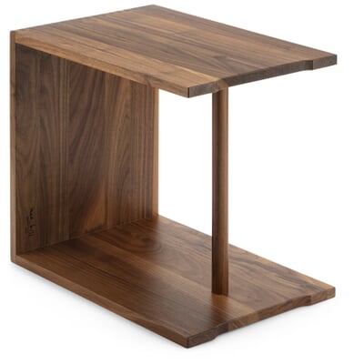 Ulmer Hocker Nussbaumholz
