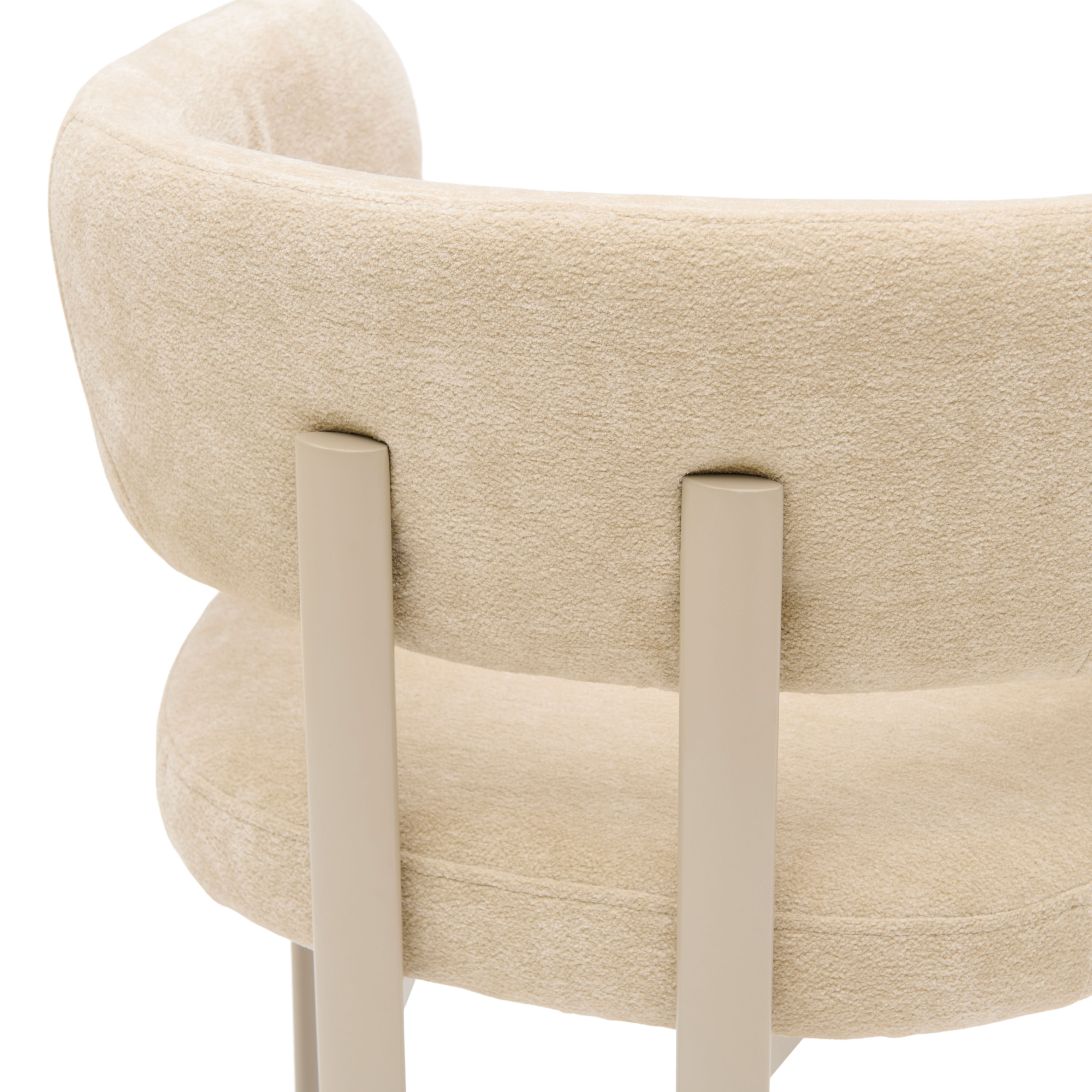 Eetkamerstoel Audrey sand - set van 2