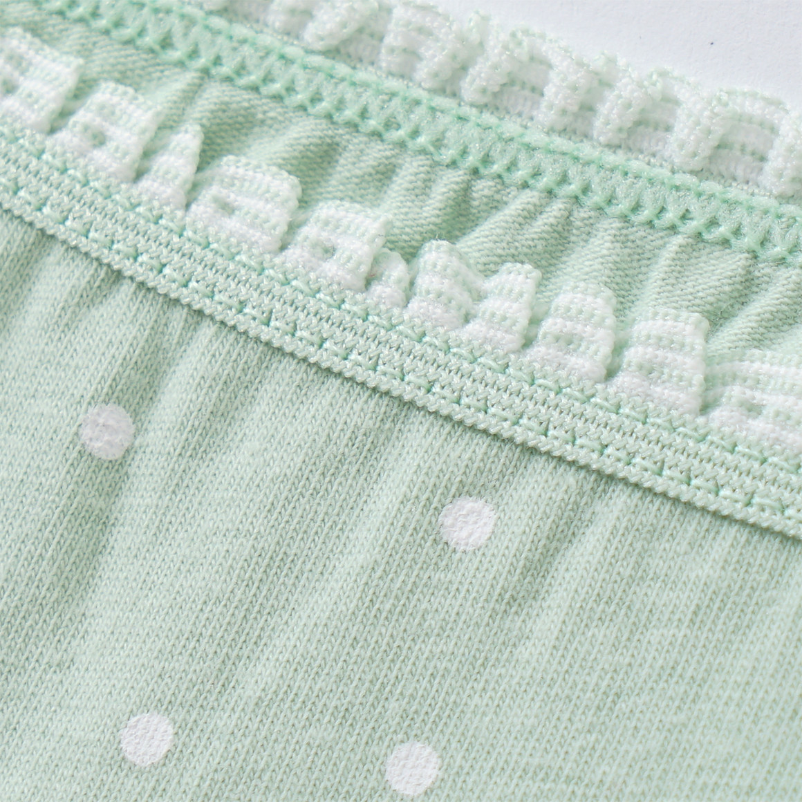 Topolino 3 Mädchen Pantys mit weißen Punkten pink / lila / hellgrün