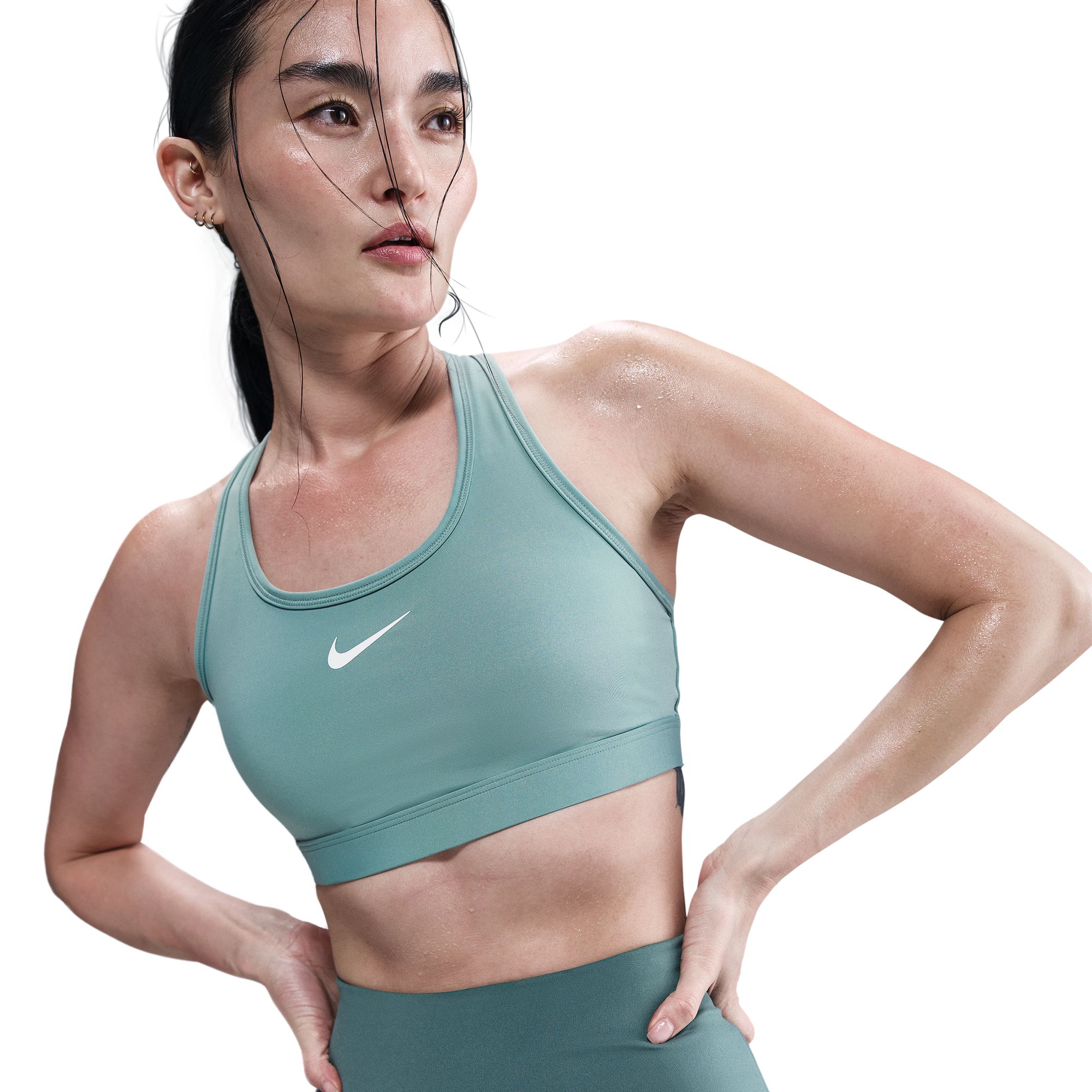Swoosh Medium Support Padded Sports Bra  017/Cannon/white