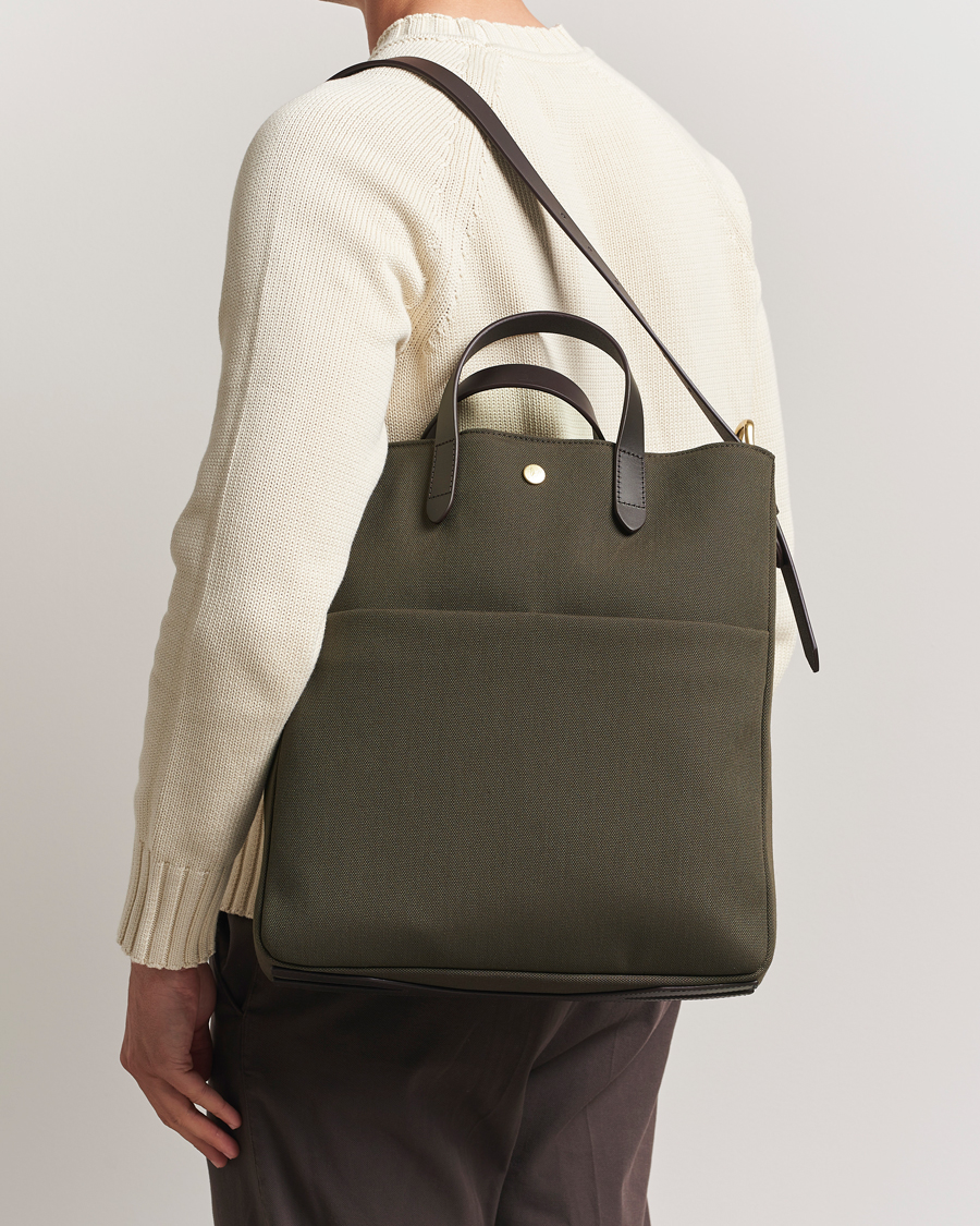 Mismo M/S Field Tote Army/Dark Brown