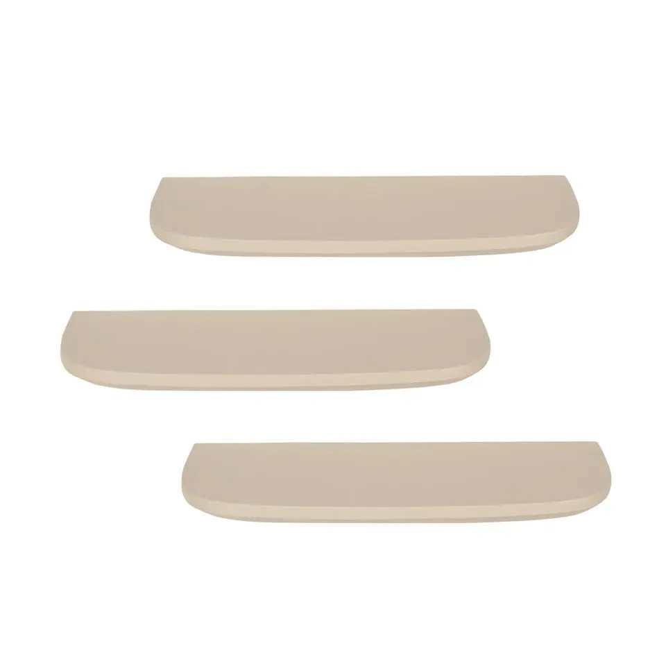 Wandplank Zand - Set van 3 - 60x20x15cm - Gusta