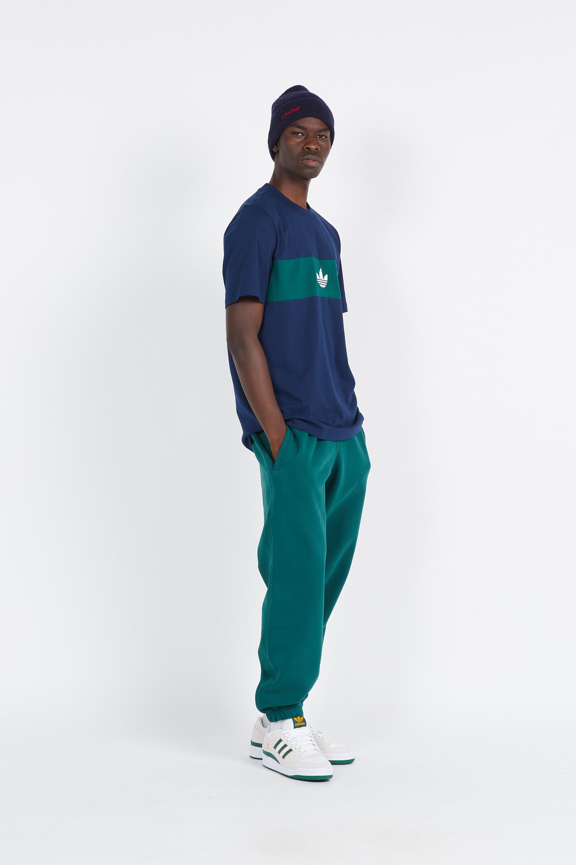ADIDAS t-shirt  NY TEE Bleu