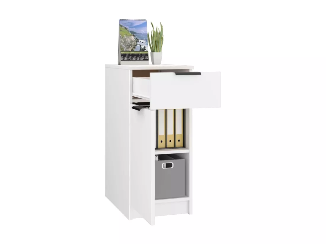 Armoire de bureau Blanc 33,5x50x75 cm Bois d'ingénierie
