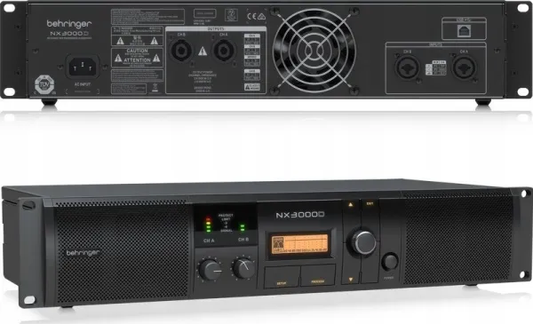 Behringer NX3000D, 1500 W, D, 1500 W, 900 W, 20 - 20000 Hz, XLR / 1/4