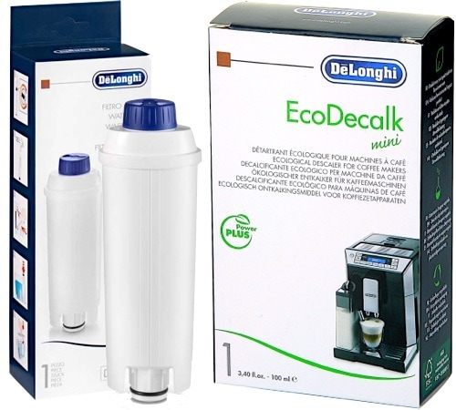 Pack Entretien - DELONGHI - Cartouche filtrante + Détartrant pour machines à grains