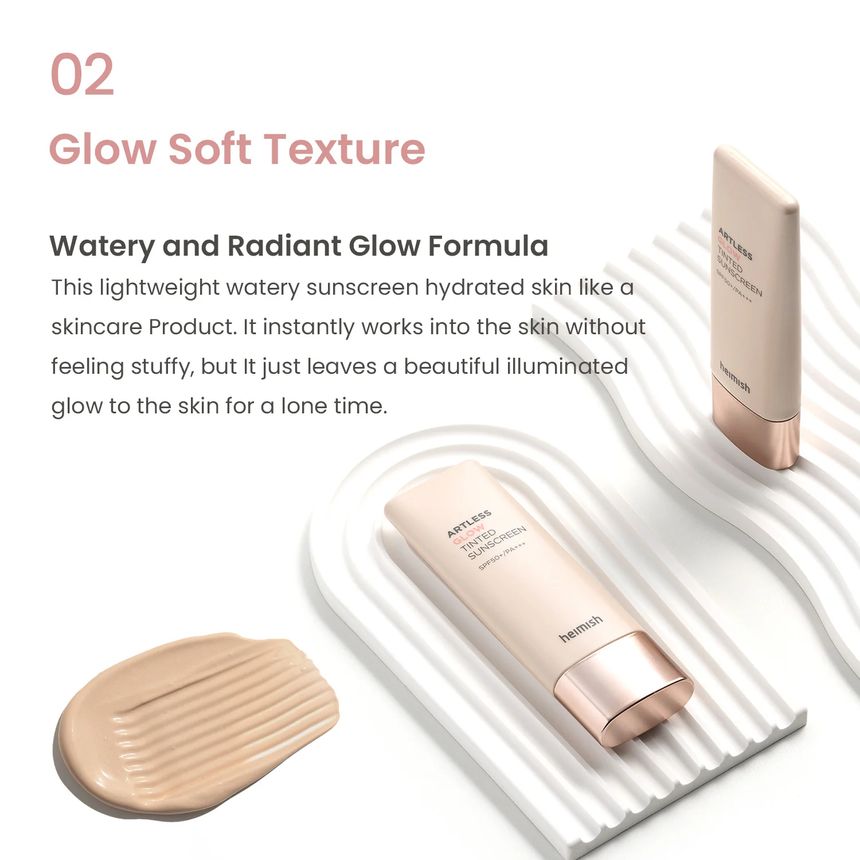 heimish - Artless Glow Getinte Zonnebrandcrème