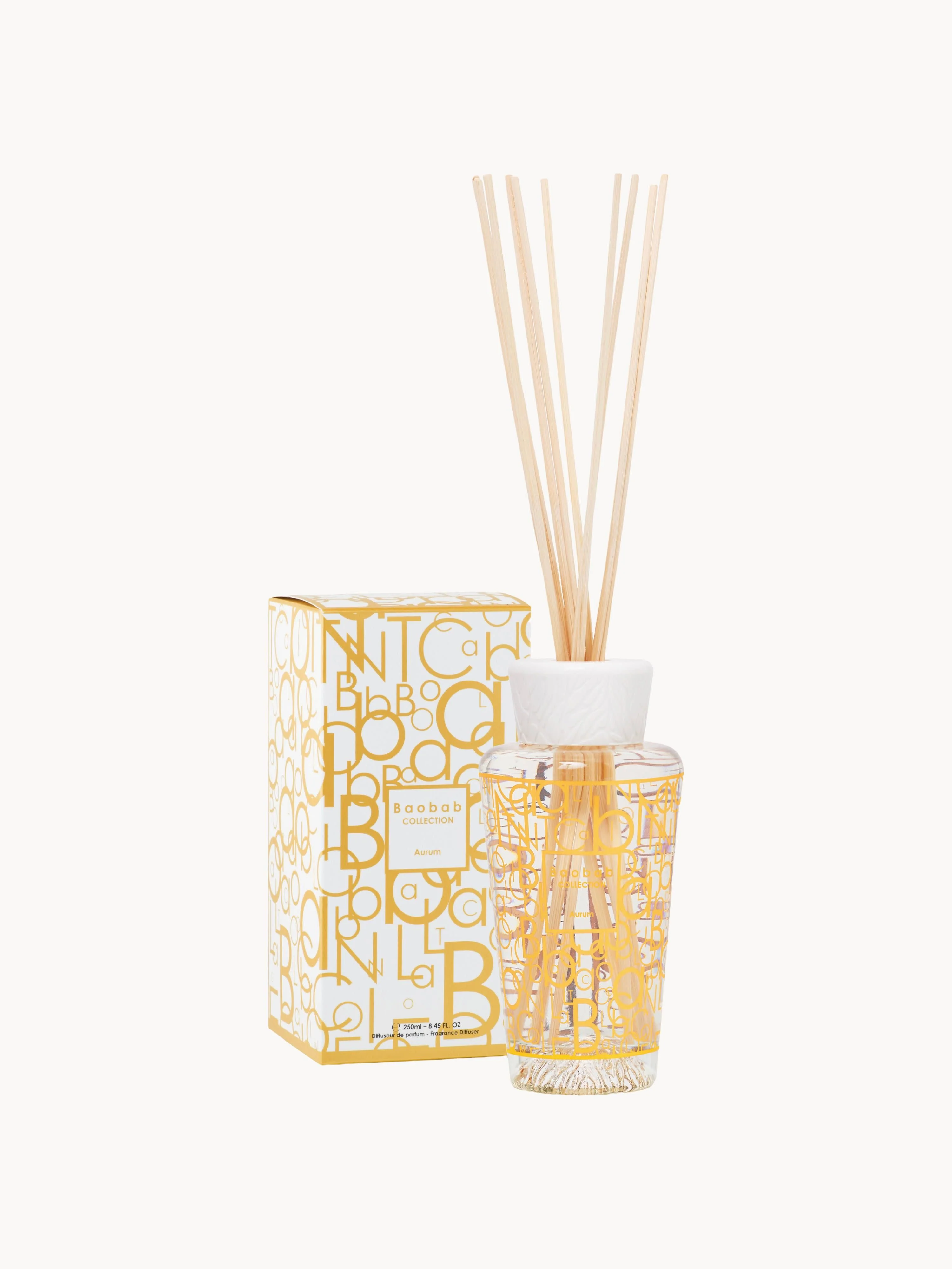 Handgemaakte diffuser My First Baobab Aurum (jasmijn, galbanum & muskus), 250 ml