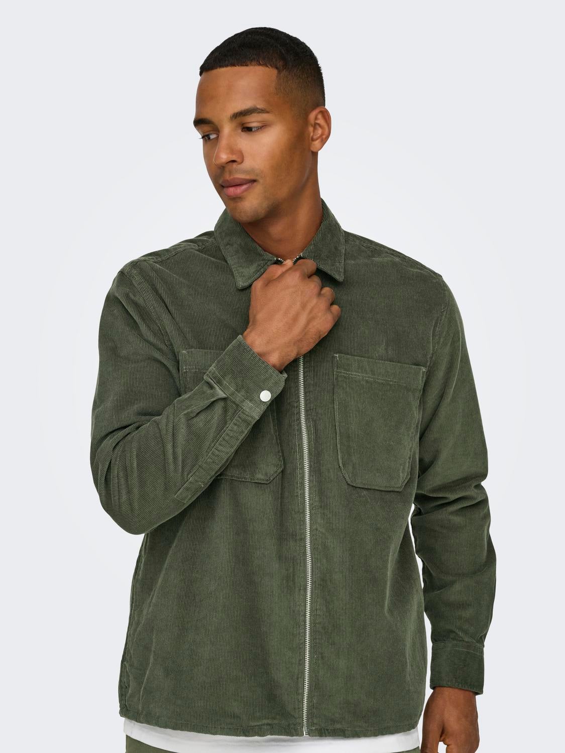 ONSALP Hemd Castor Gray