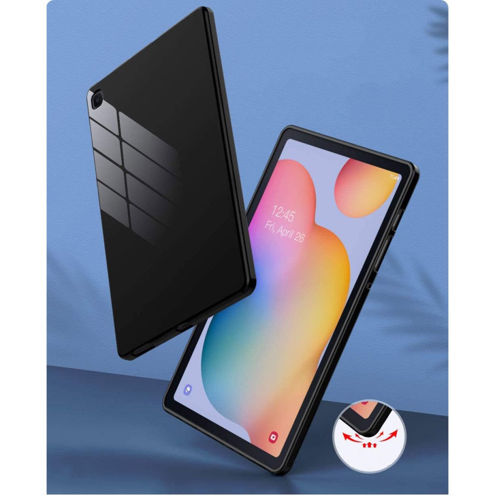 Samsung Galaxy Tab S6 Lite (2024/2022/2020) Gummi Case Hülle - Schwarz