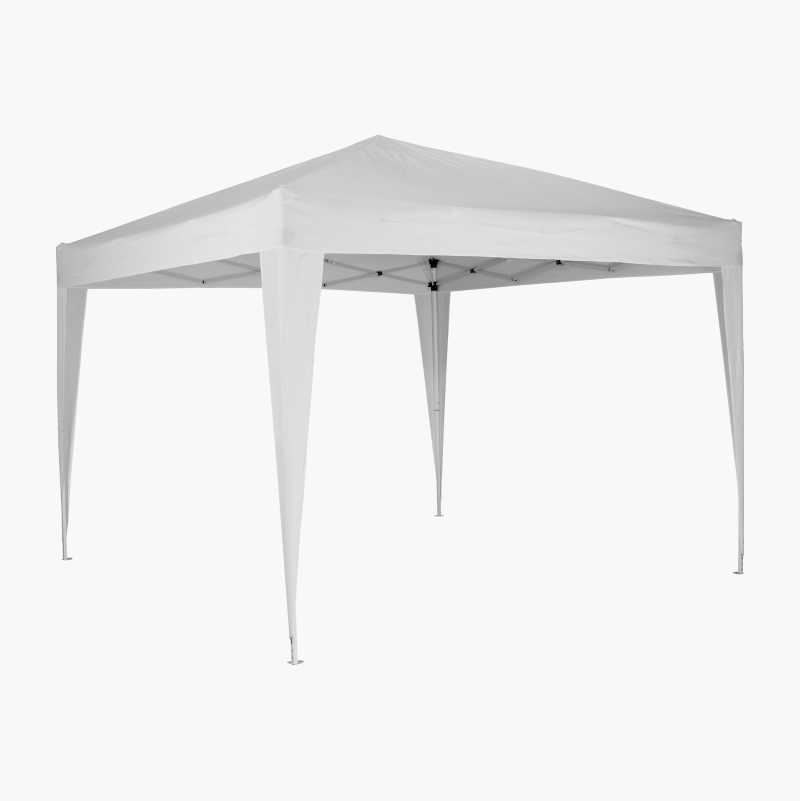 Popup partytelt, sammenleggbar, 3 x 3 m