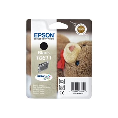 Epson T0611 Ourson - noir - cartouche d'encre originale