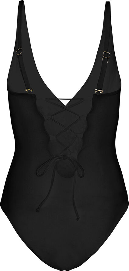 Cartel Copenhagen Java sculpt korset badedragt - Nero Nero
