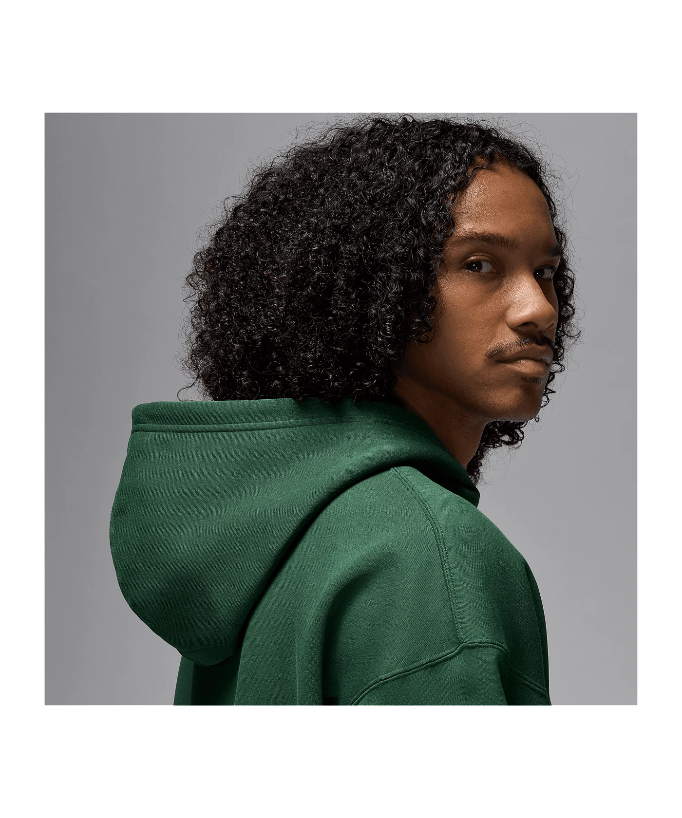 Jordan Brooklyn Fleece Oversized Kapuzenjacke Grün F323
