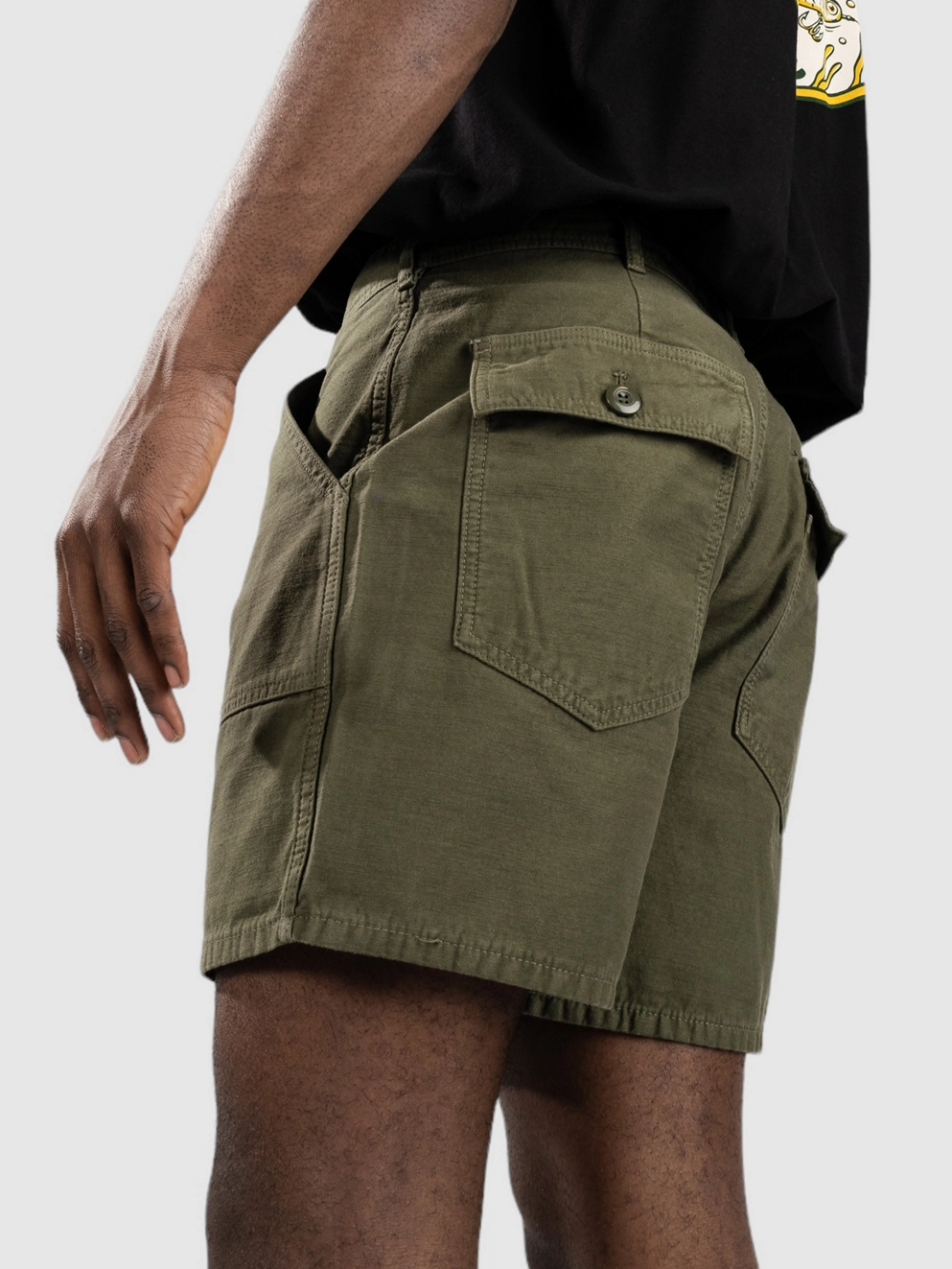 Stan Ray Fat 6 Inseam Shorts olive sateen