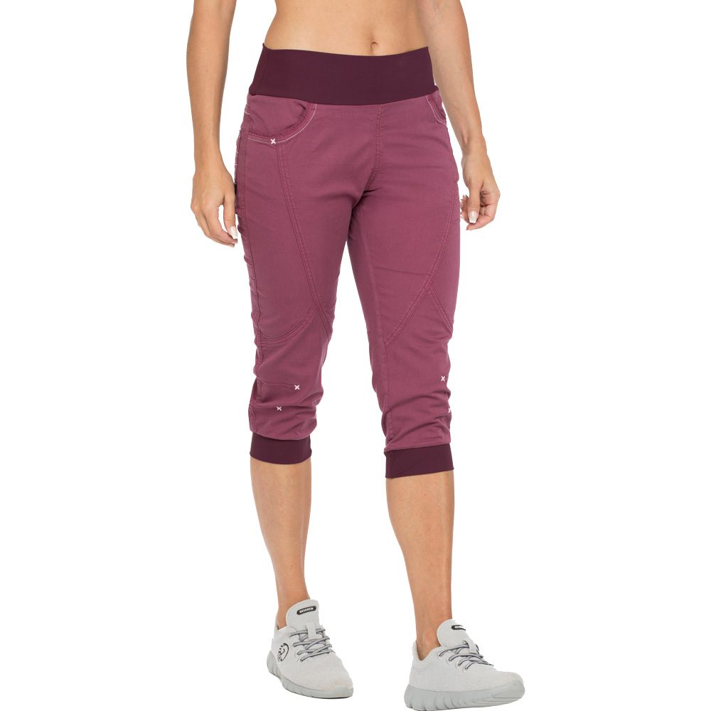 Chillaz Fuji 2.0 3/4 Kletterhose Damen dark bordeaux