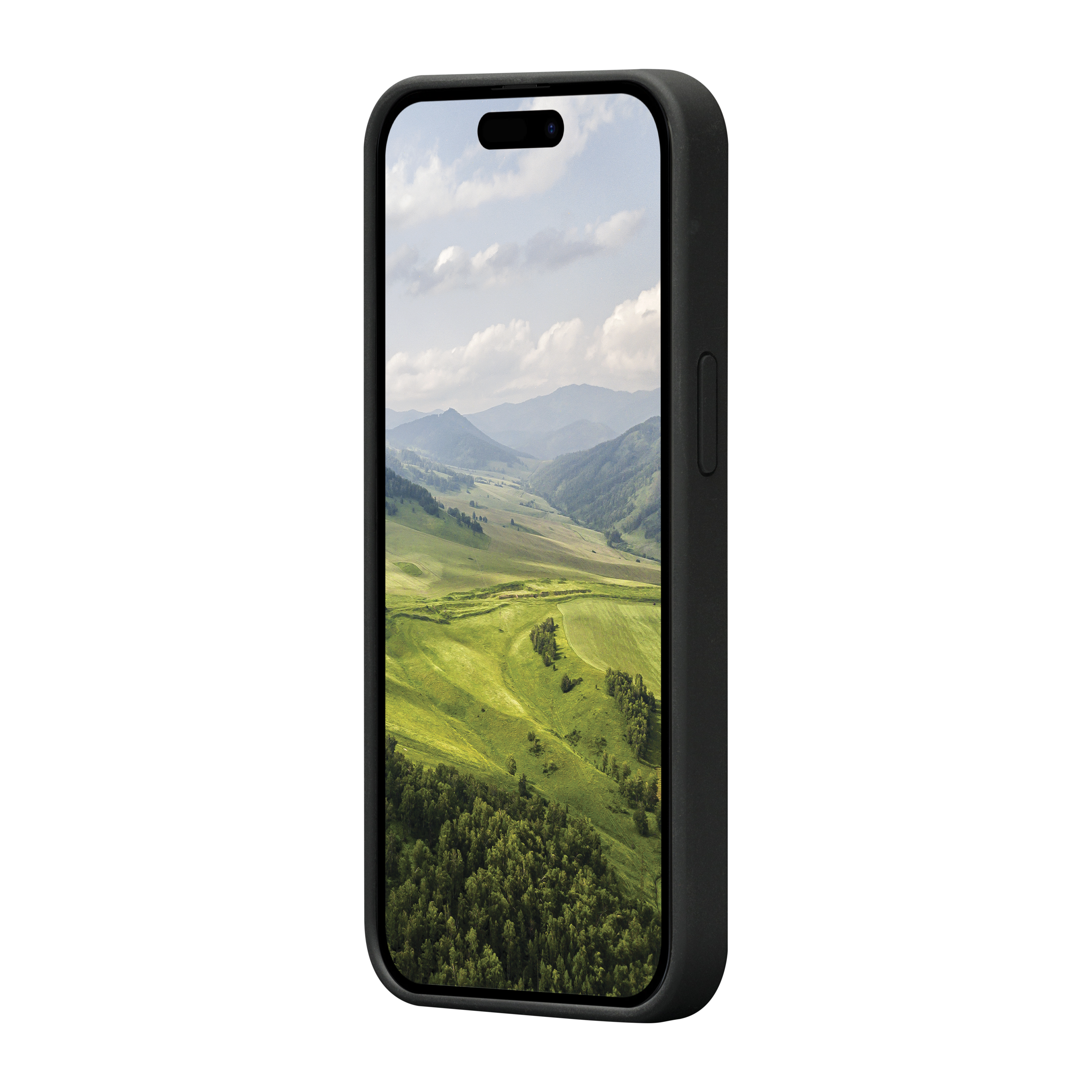 iPhone 15 Pro MagSafe Silikon Case Hülle Monaco Recycled (MO61NIBL1855) - Night Black