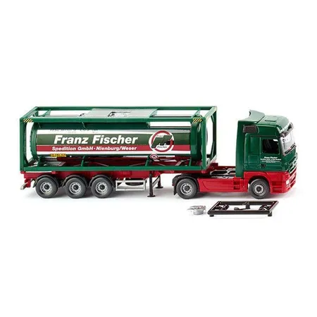 Wiking Tankcontainersattelzug 30 (MB Actros) Franz Fischer Spedition