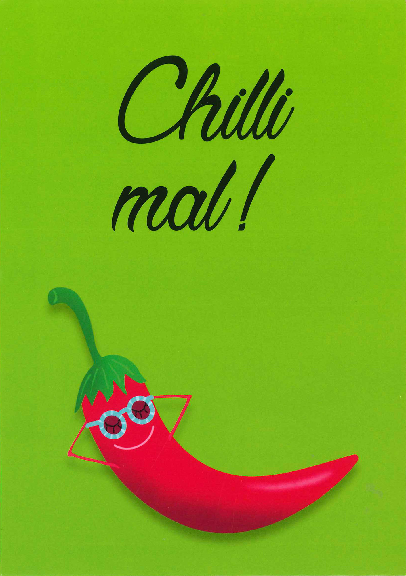 Postkarte 'Chilli mal!' günstig bestellen