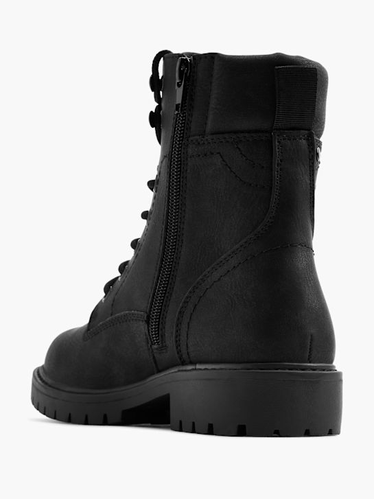Landrover Schnür-Stiefelette Schwarz