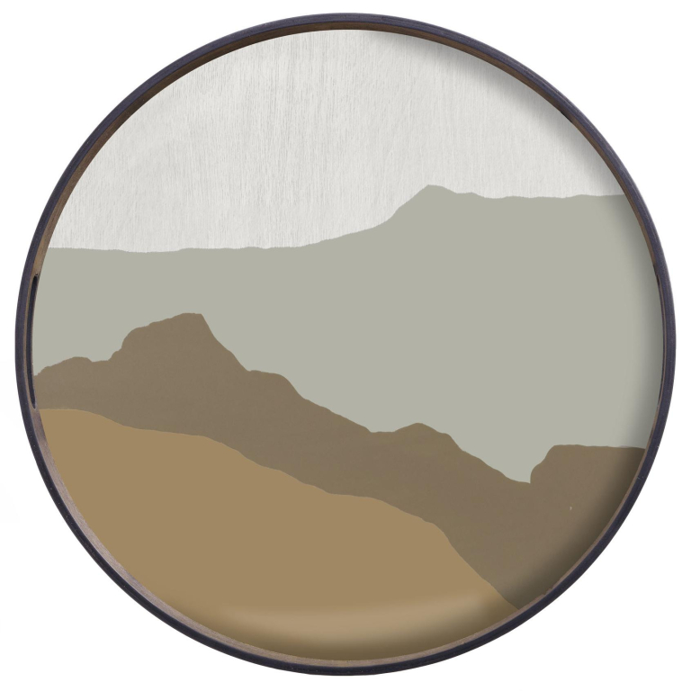 Ethnicraft Wabi Sabi dienblad sand Ø48