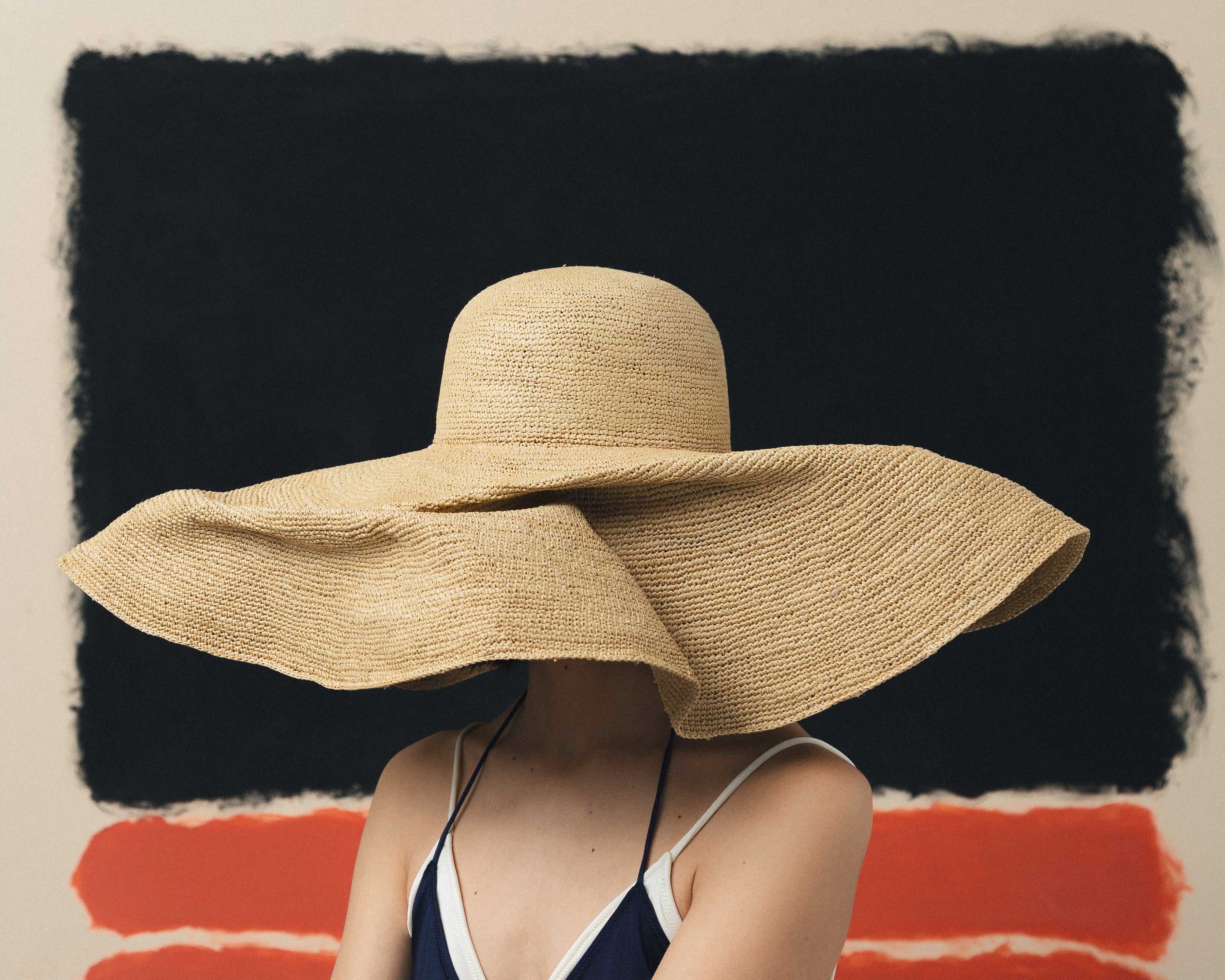 Chapeau glamour drapé en crochet