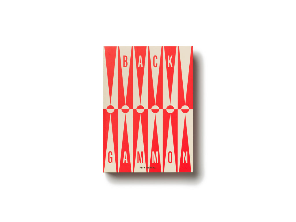 Printworks Spel Classic - Art of Backgammon - Rood|CrÃ¨me