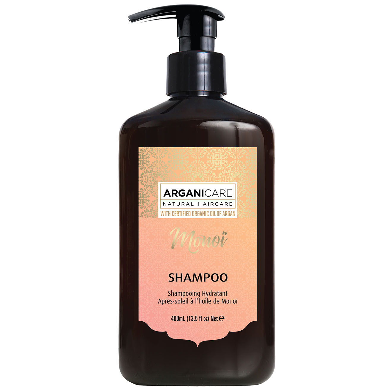 Arganicare Shampooing hydratant après-soleil à l'Huile de Monoï  - 400 ml