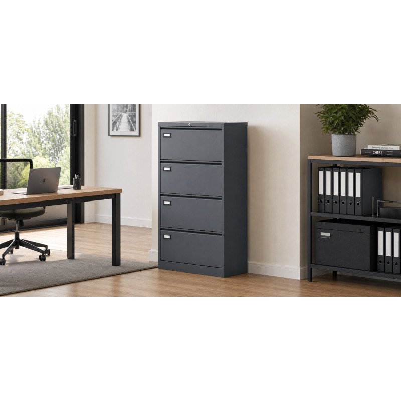 Crédence monobloc Pro G. 4 tiroirs L 80 cm