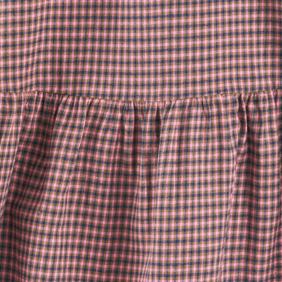 COLEÇÕES LA REDOUTE<br>Vestido xadrez de manga comprida