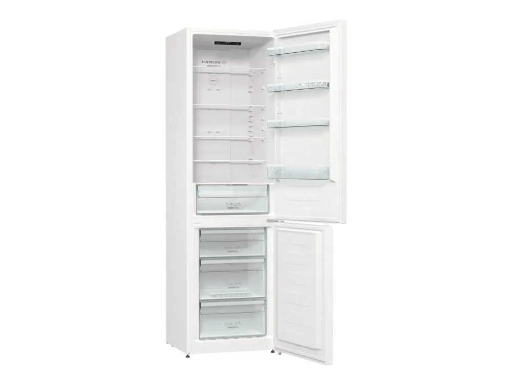 Gorenje NRK 6202EW4 NoFrost, forsænket håndtag, display bag døren, hvid (EEK: A  )