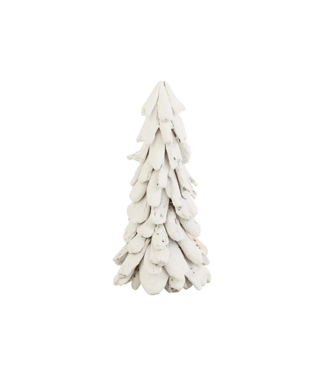 Paris Prix - Sapin De Noël à Poser bois Flotté 50cm Blanc