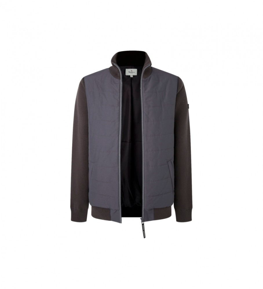 Jaqueta Pepe Jeans Snell Mock, azul-marinho, preta
