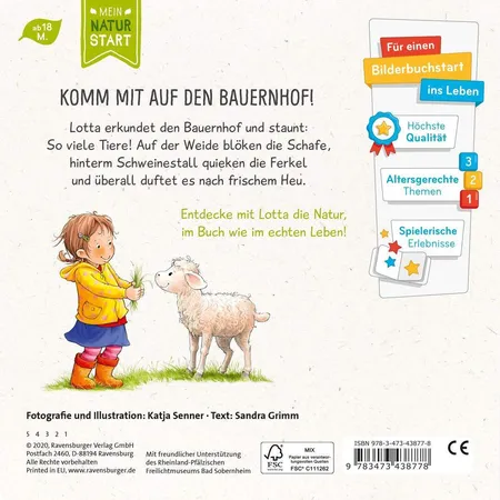 Ravensburger Lotta entdeckt die Welt: Auf dem Bauernhof