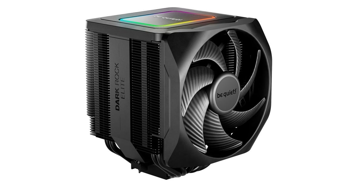 be quiet!Dark Rock Elite RGB CPU-koeler  (Zwart, 4-pins PWM fan-connector)