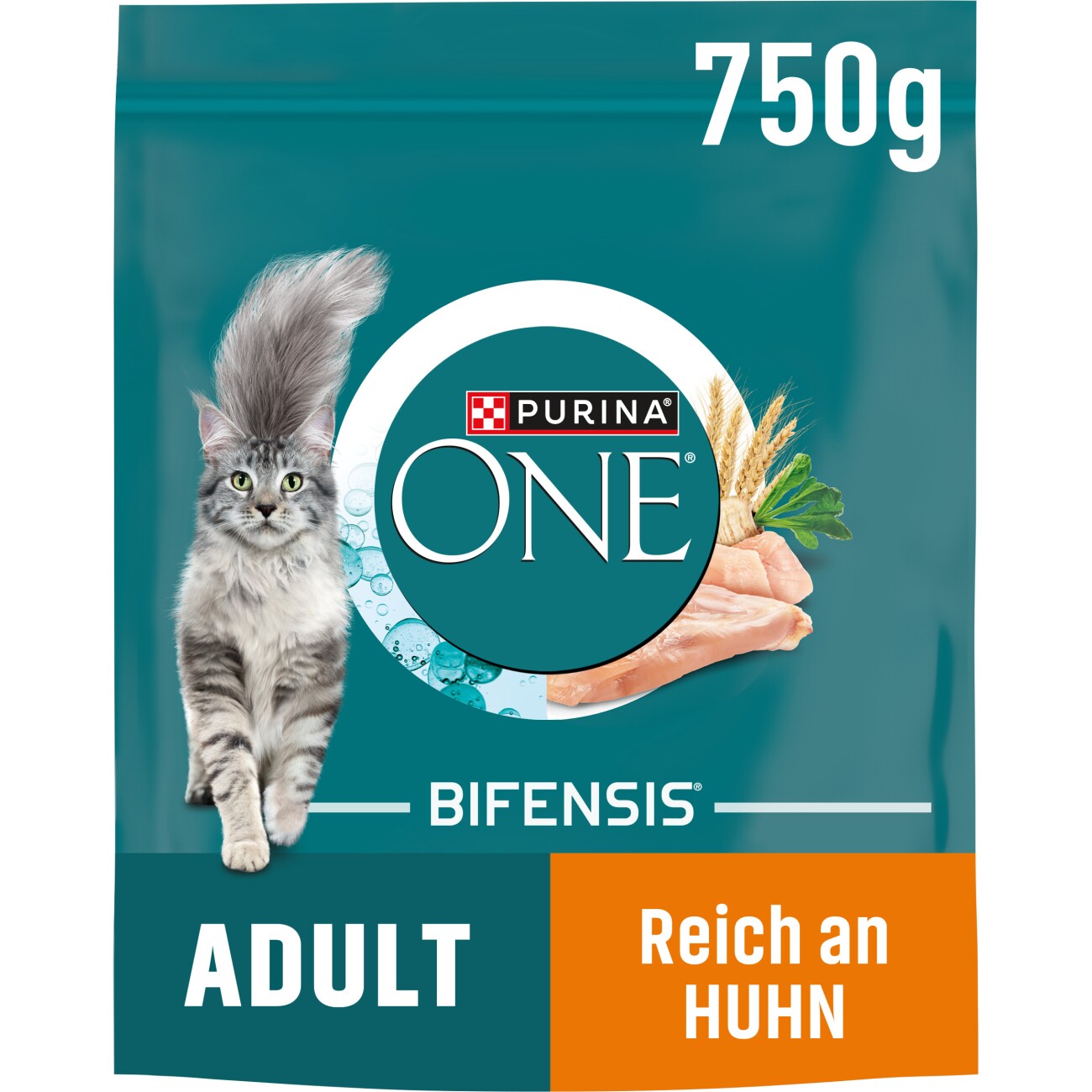 Purina ONE Bifensis Adult Huhn und Vollkorngetreide 750 g