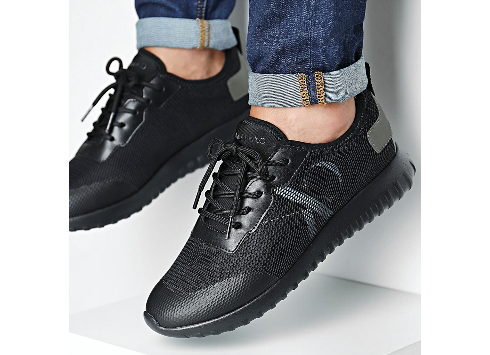 Sporty runner eva slipon 0437 noir