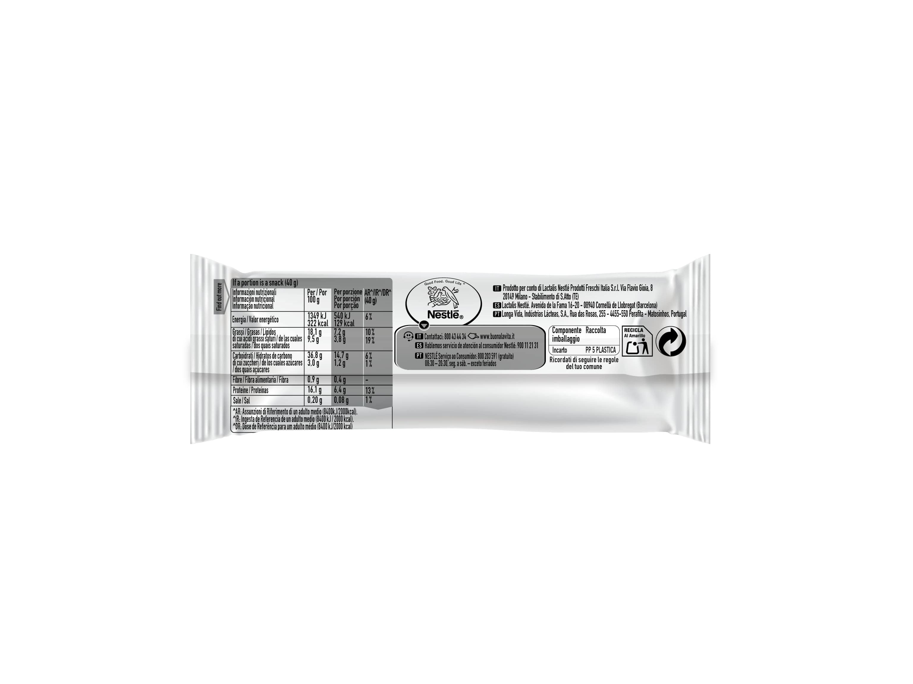 SNACK PROTEICO LINDAHLS CACAU 3X40G